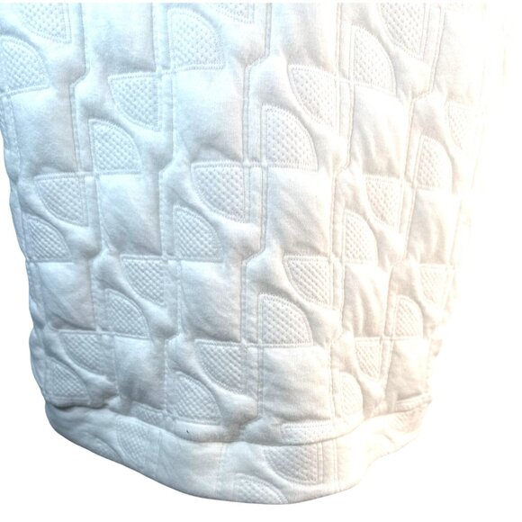 2/$30 ZARA M-L Quilted White Vest Large Size - Picture 12 of 14